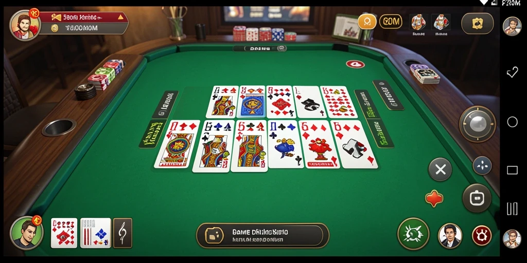 Screenshot gameplay P200M menampilkan keseruan bermain domino secara online.